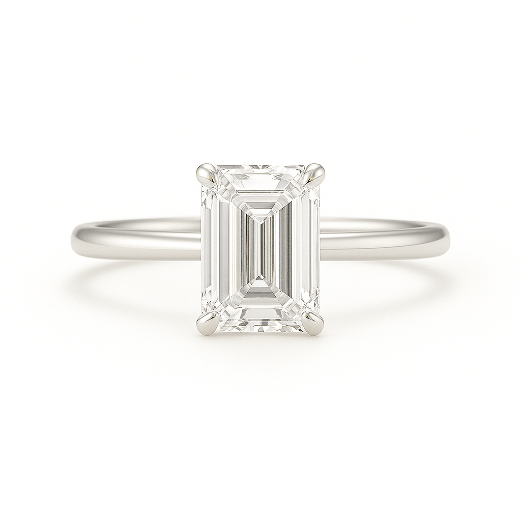 Split Shank engagement ring front